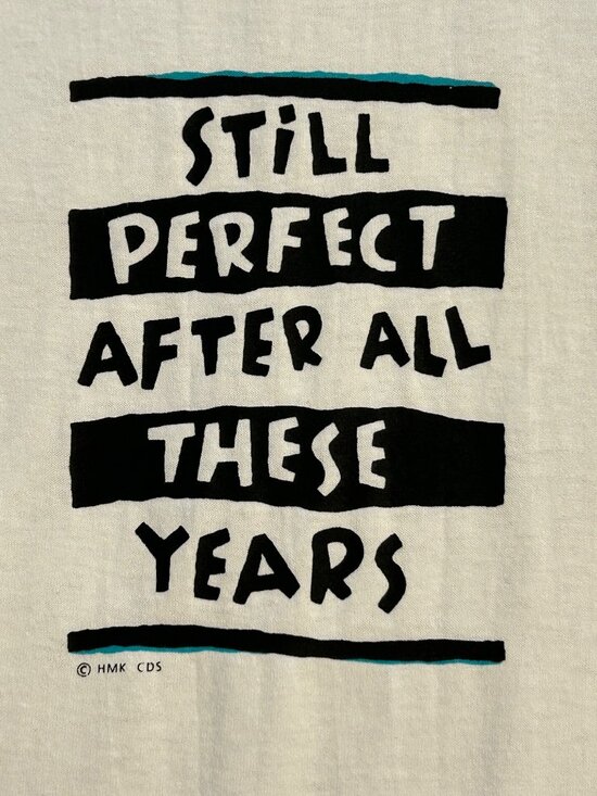 Center Star Other - XL Vintage Graphic Single Stitch '90s Funny T-Shirt USA Streetwear Black White